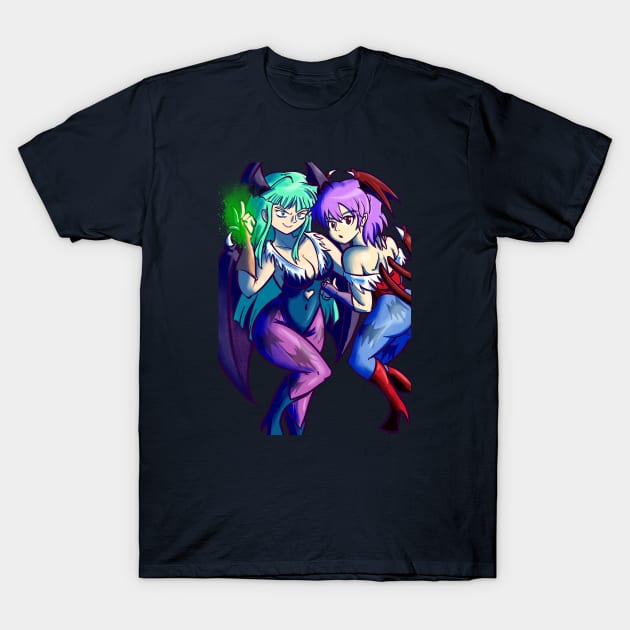 Morrigan & Lilith T-Shirt by RM Prod (Ryan McCarthy Productions)